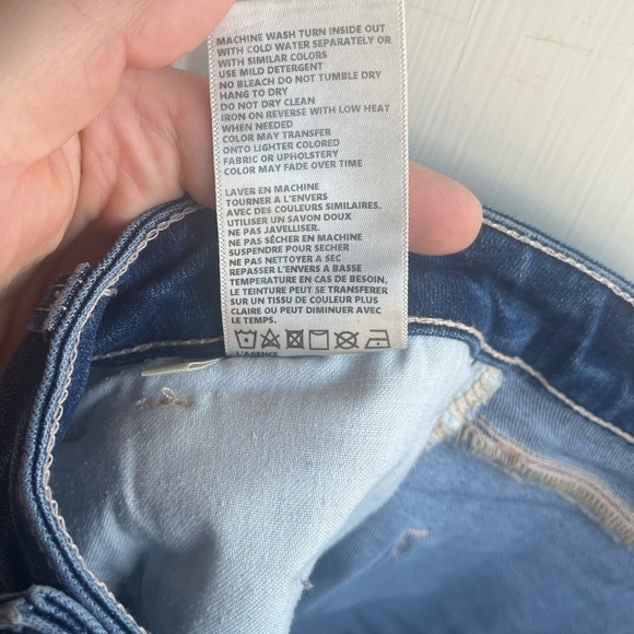 L’agence Margot High Rise Super Stretch Skinny Cropped Jean in true blue size 26 - Picture 8 of 8